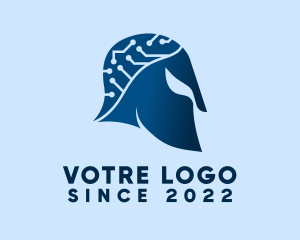 Consultation - Tech Circuit Helmet logo design