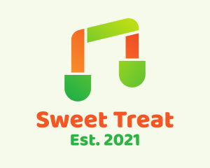 Candy - Vibrant Candy Music logo design