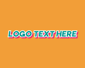 Playful - Colorful Funky Brand logo design