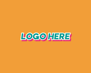 Colorful Funky Brand Logo