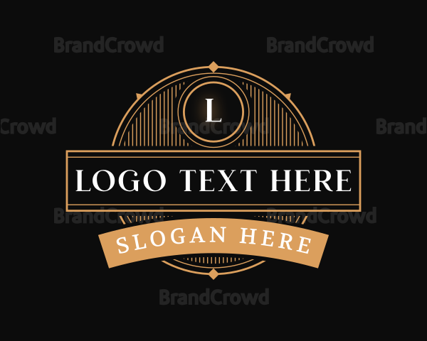 Luxury Brewery Distillery Logo