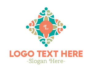Instagram - Floral Lantern Letter logo design