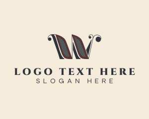 Letter W - Interior Design Decor logo design