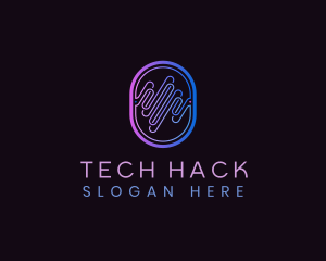 Tech Wave Network logo design