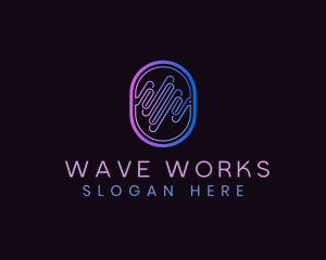 Tech Wave Network logo design