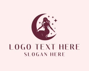 Cosmetology - Stylish Woman Salon logo design