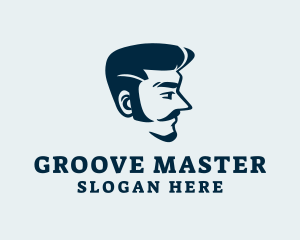 Hipster Man Moustache Logo