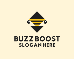 Honey Bee Insect logo design