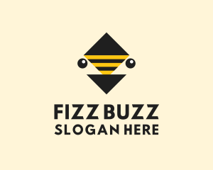 Honey Bee Insect logo design