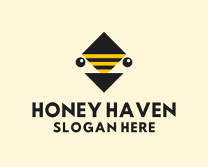 Honey Bee Insect logo design