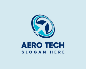 Aero - Plane Travel Tourism logo design