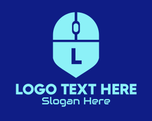 Twitter - Computer Mouse Lettermark logo design