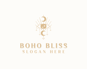 Moon Eye Boho logo design