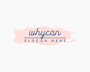 Fancy Watercolor Signature Logo