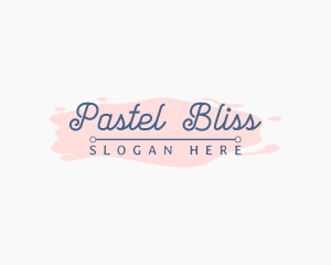 Fancy Watercolor Signature logo design