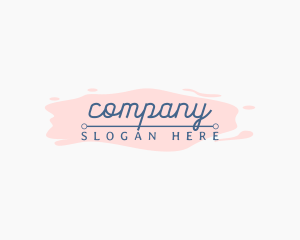 Enterprise - Fancy Watercolor Signature logo design