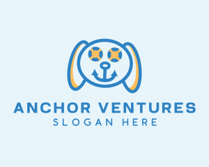Anchor - Nautical Anchor Dog logo design