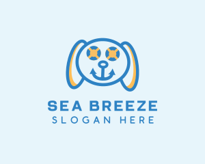 Nautical - Nautical Anchor Dog logo design