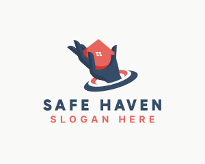 Shelter - Hands Property Shelter logo design