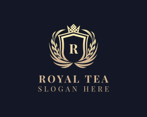 Royal Wreath Shield logo design