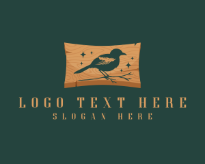 Woodwork - Artisan Woodwork Bird logo design