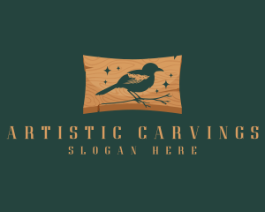 Artisan Woodwork Bird logo design