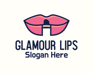 Beauty Lipstick Cosmetics logo design