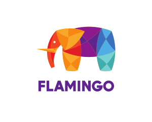 Colorful - Diamond Elephant logo design