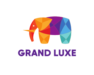 Grand - Diamond Elephant logo design