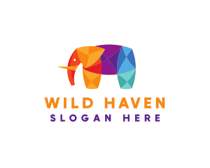 Elephant Animal Zoo logo design