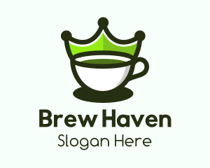 Coffee House - Tea Cup Crown logo design