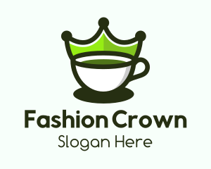 Tea Cup Crown logo design