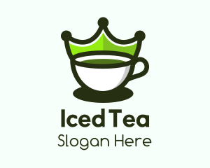 Tea Cup Crown logo design