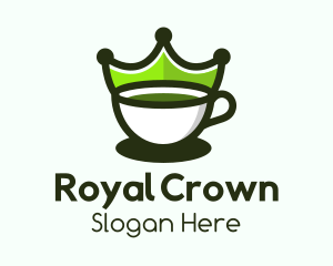 Tea Cup Crown logo design