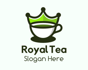 Tea Cup Crown logo design