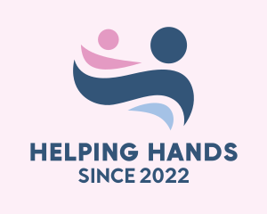 Volunteering - Abstract Human Parenthood logo design