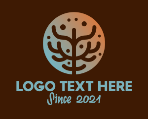 Environmental - Eco Coral Reef logo design