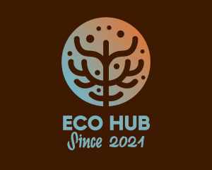 Eco Coral Reef  logo design