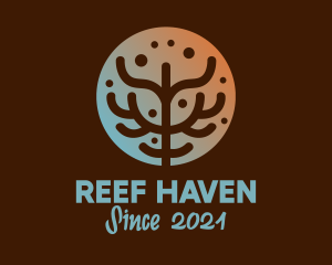 Reef - Eco Coral Reef logo design