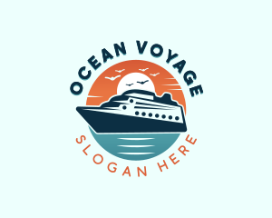 Cruise - Ocean Cruise Ship logo design