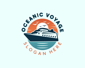 Cruise - Ocean Cruise Ship logo design
