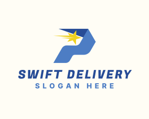 Courier - Forwarding Courier Star logo design