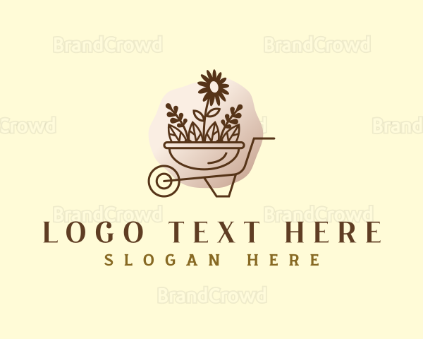 Wheelbarrow Botanical Garden Logo