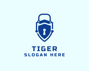 Digital Lock Security Logo