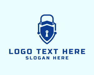 Digital Lock Security Logo