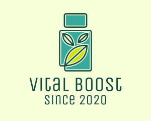 Supplement - Organic Medicine Bottle logo design