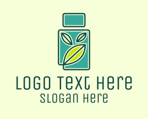 Organic Medicine Bottle Logo