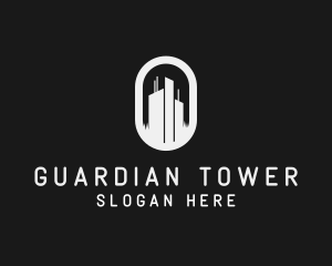 City Engineer Skyscraper  logo design