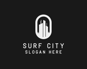 City Engineer Skyscraper  logo design