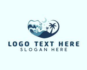 Surf - Ocean Wave Beach Resort logo design